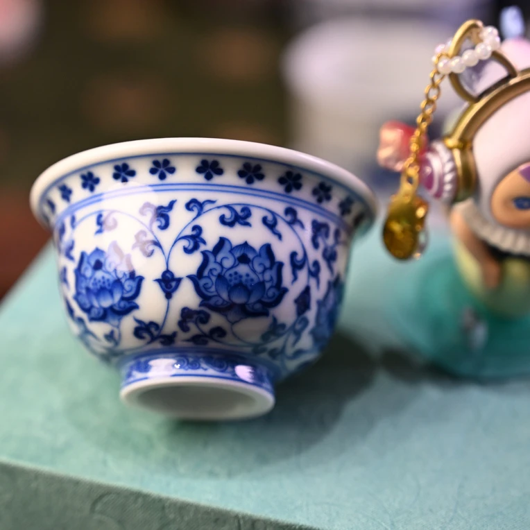 妙色- 在川 柴窑福利小压手杯景德镇