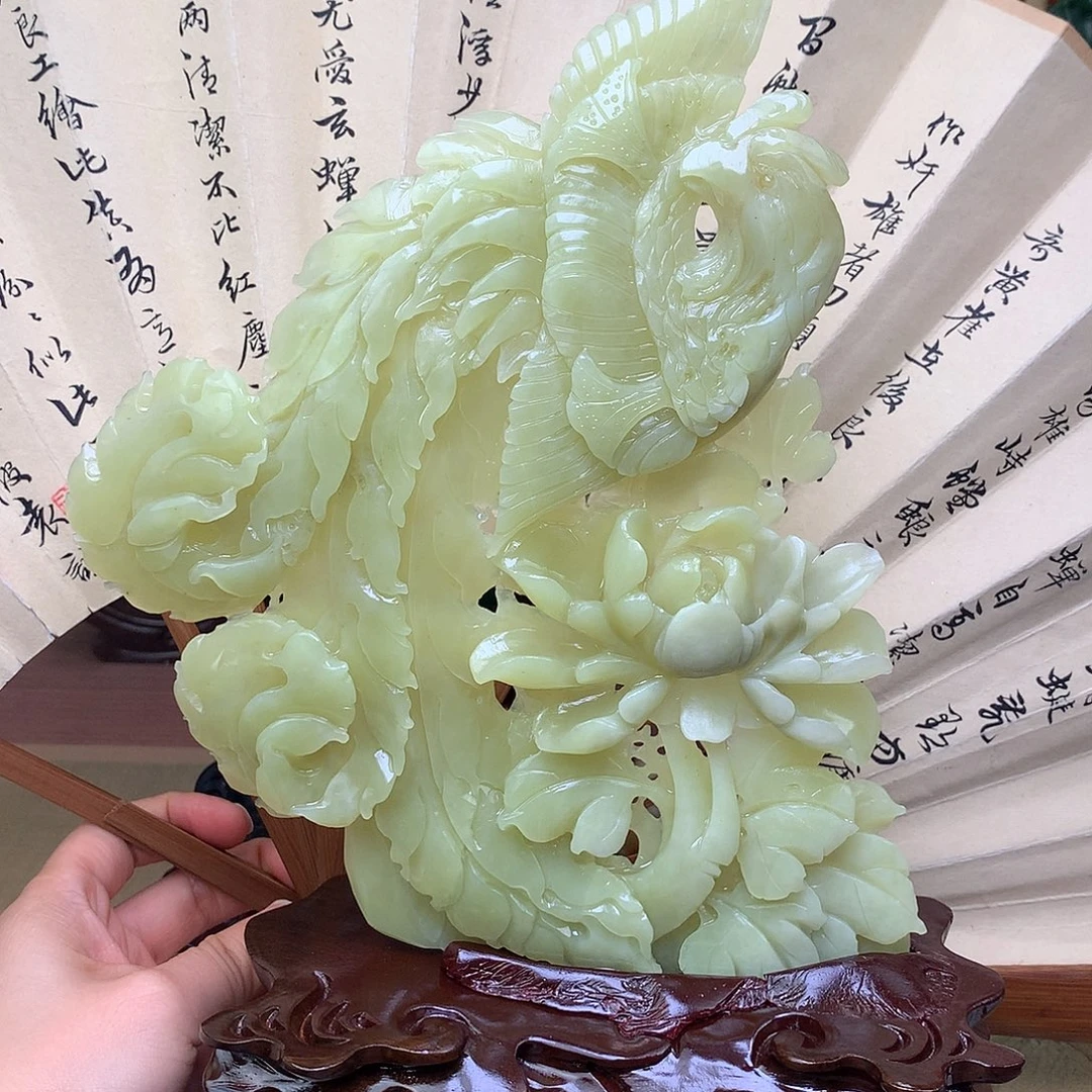 和田玉未镶嵌摆件