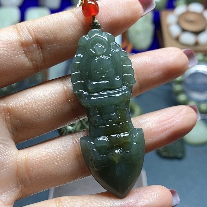 未镶嵌和田玉挂件