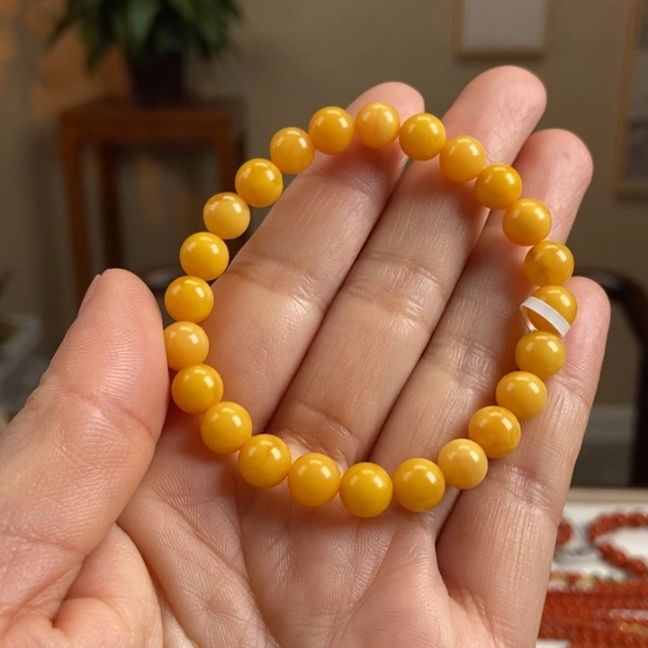 琥珀手链未镶嵌蜜蜡手串7