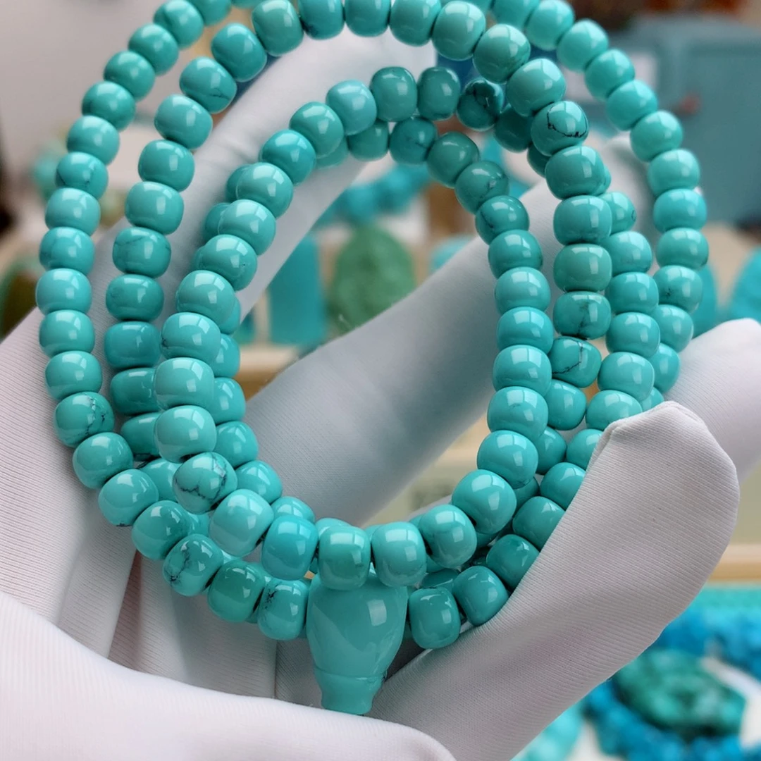 绿松石未镶嵌挂件