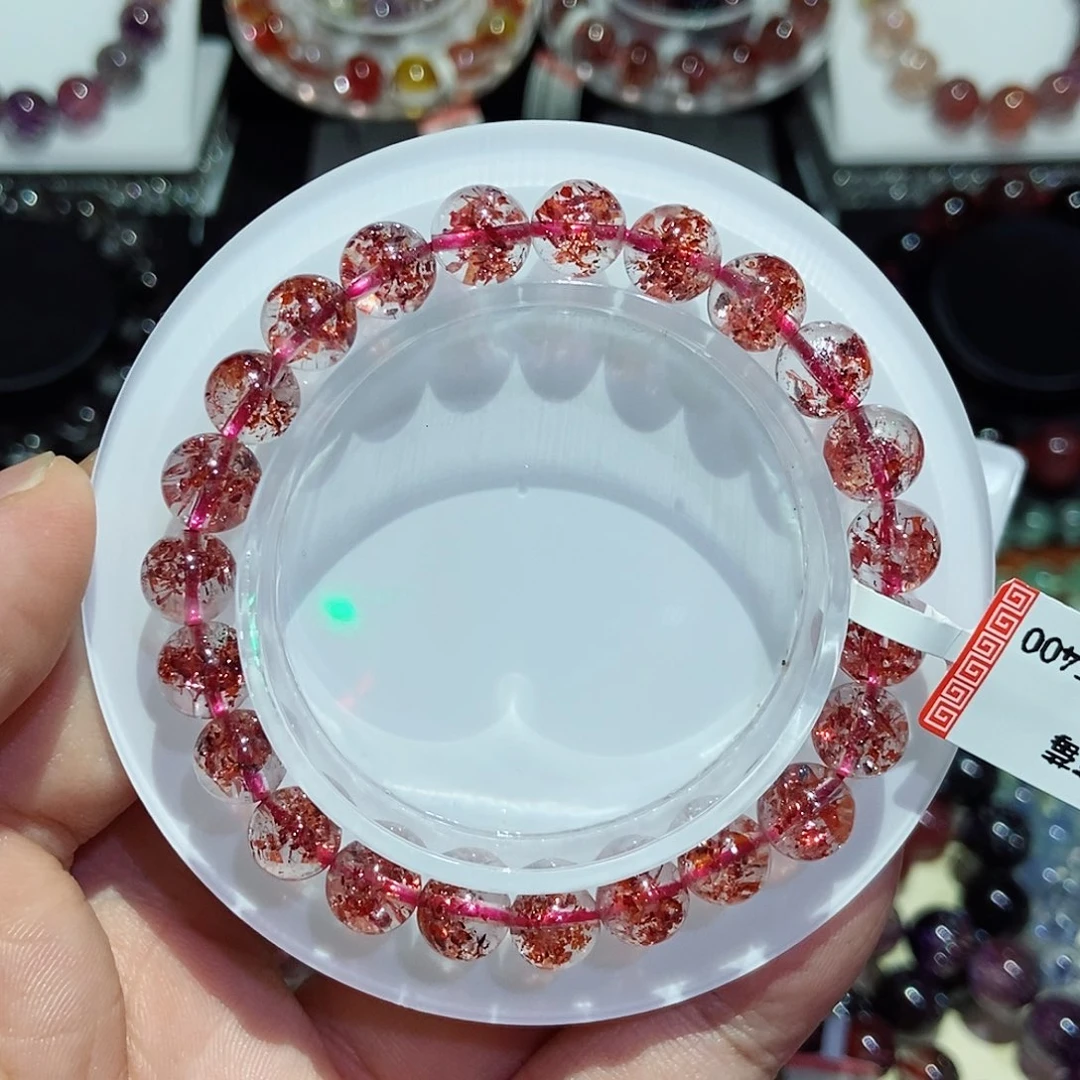 未镶嵌手链水晶金草莓8.3