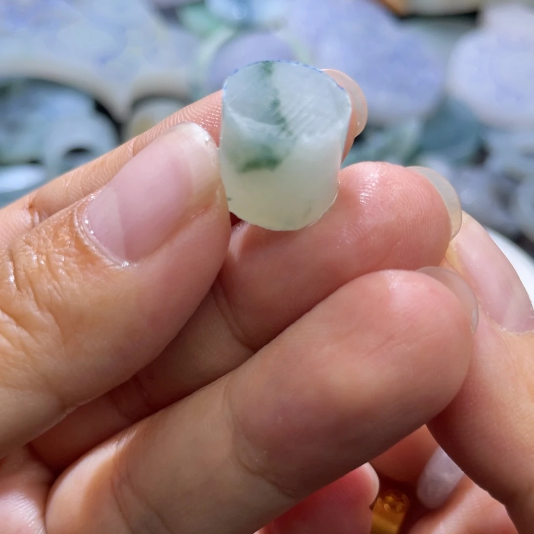 定制翡翠未镶嵌天然翡翠12➕飘花珠子