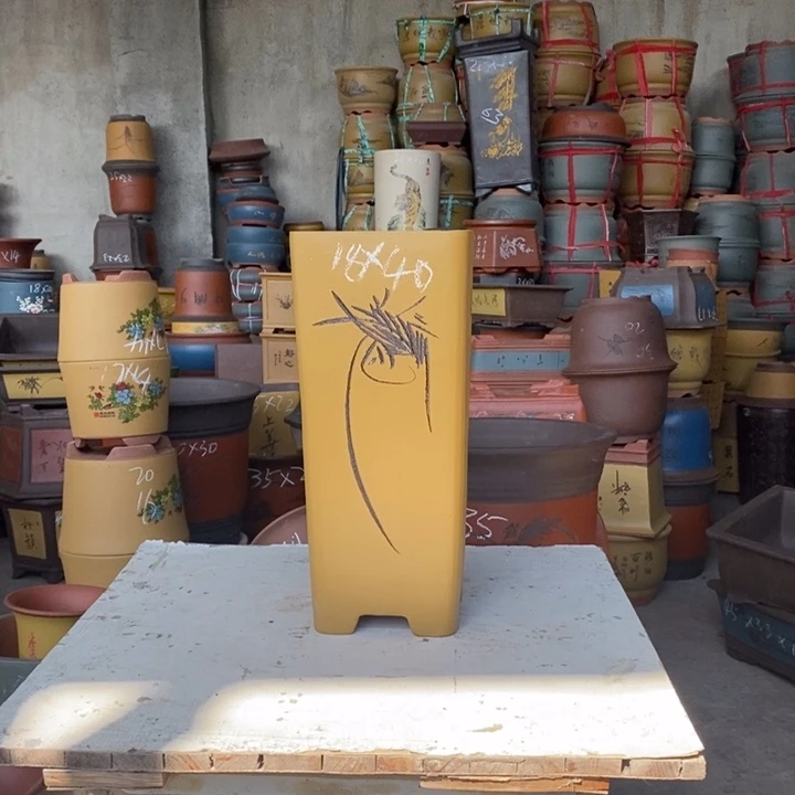 紫砂花盆盆栽花卉苗木种植