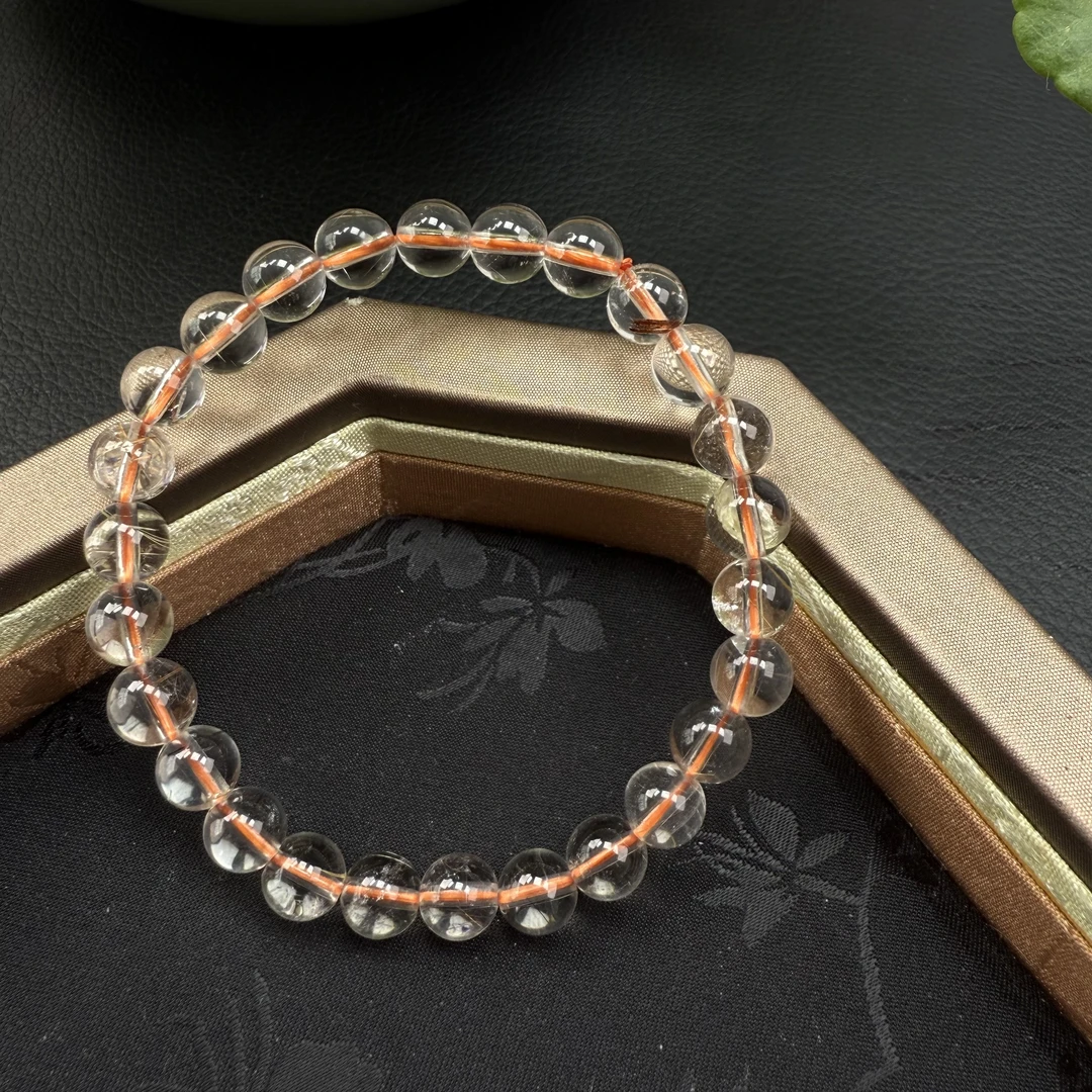 天然金发晶手串-Y023多样性发其一