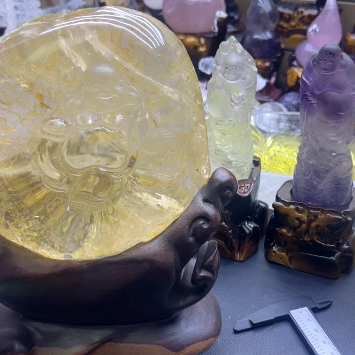 水晶摆件未镶嵌龙*摆件