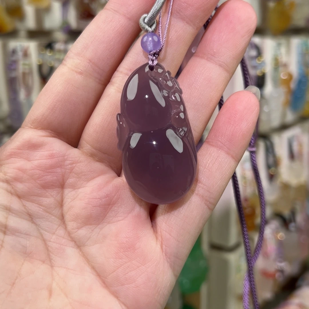 玛瑙/玉髓未镶嵌吊坠(赠链)