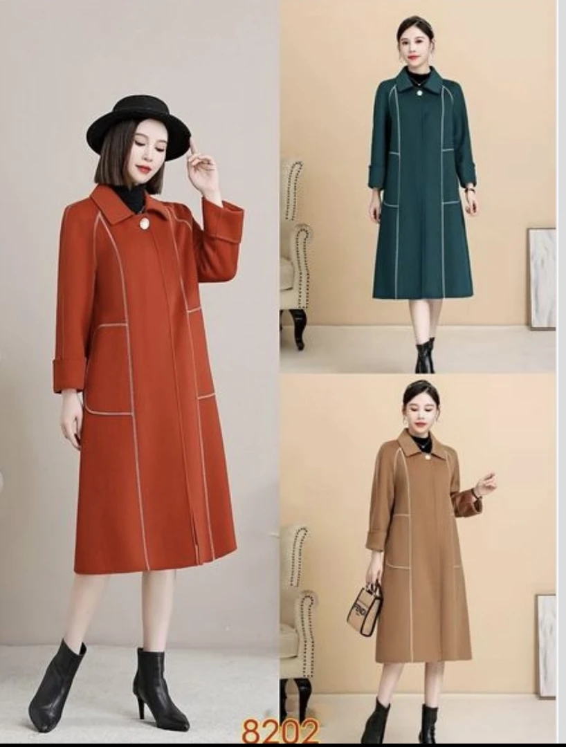 长款时尚双面羊毛大衣