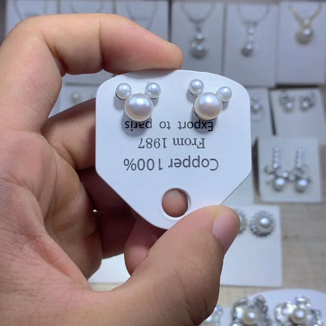 未镶嵌耳饰淡水珍珠