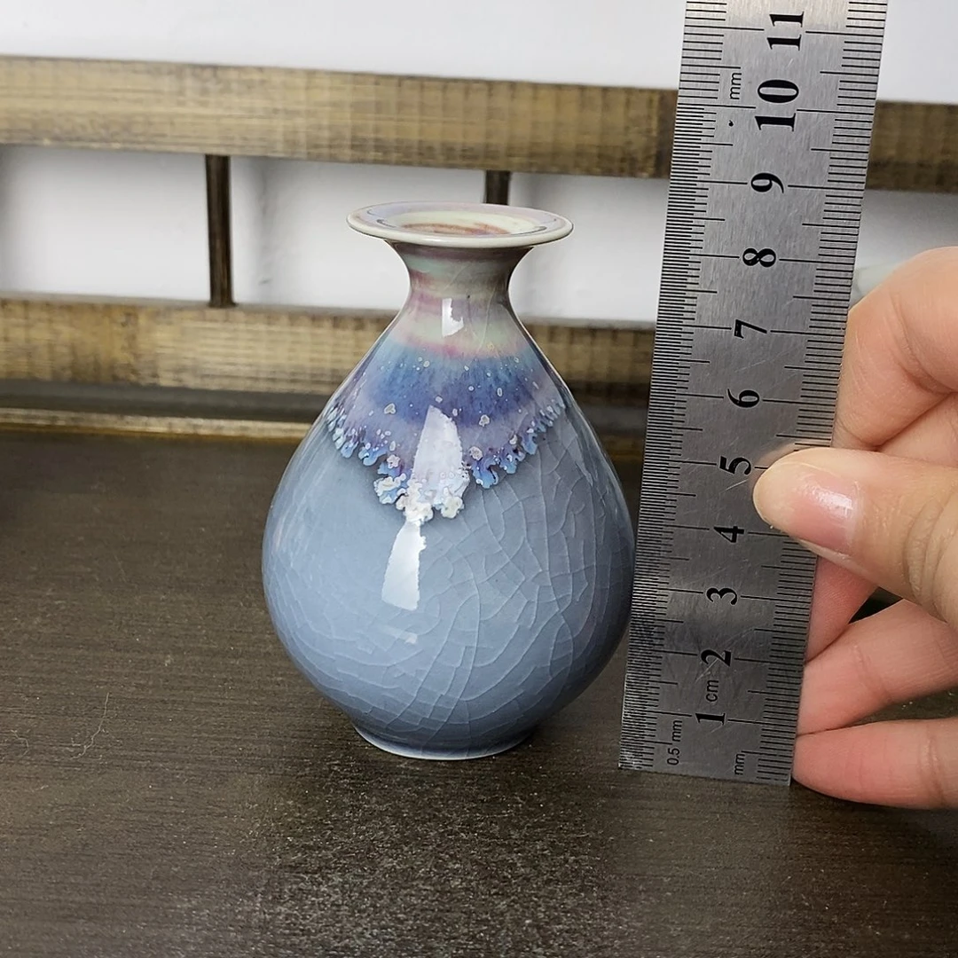 摆件景德镇高温陶瓷小花瓶