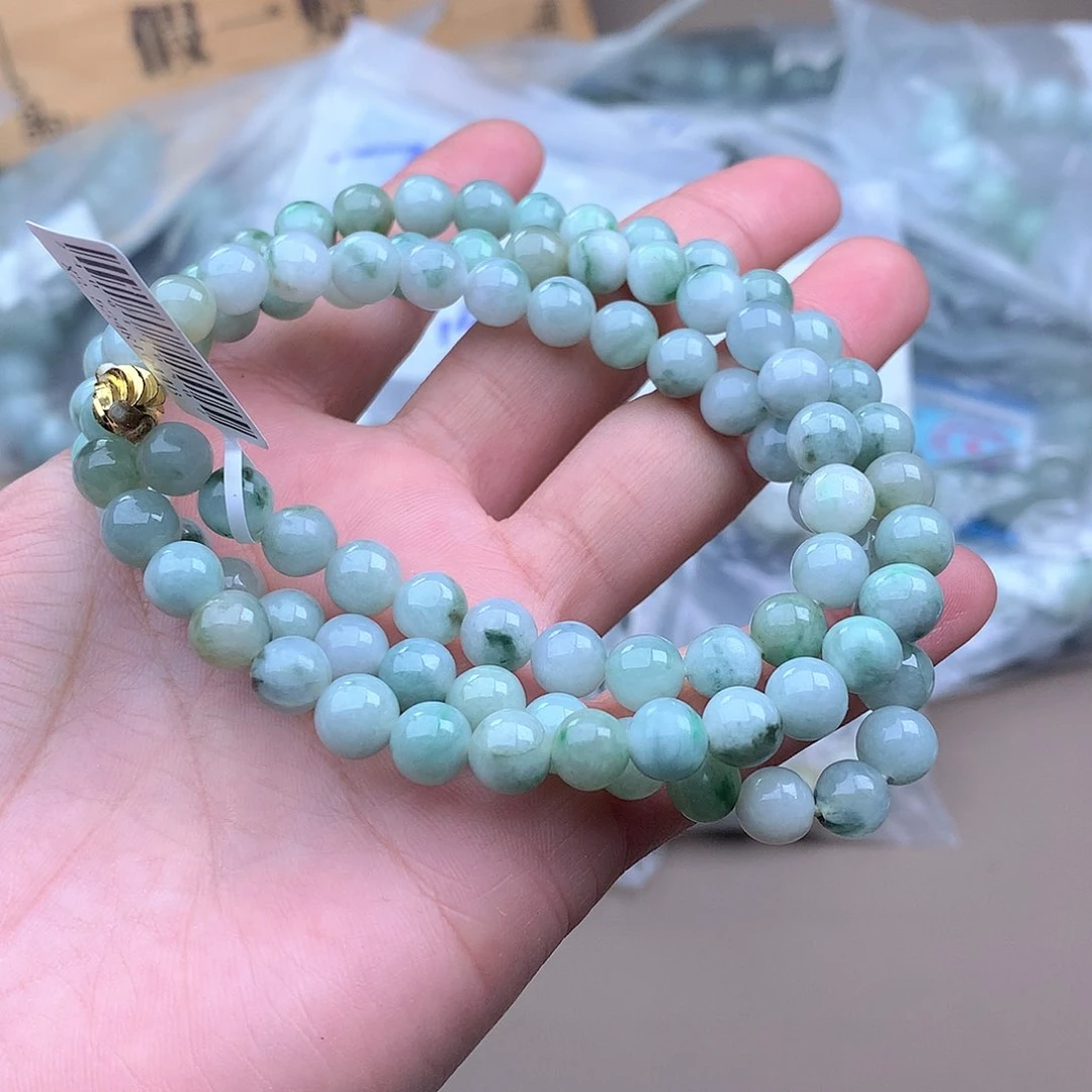 未镶嵌手链翡翠手串