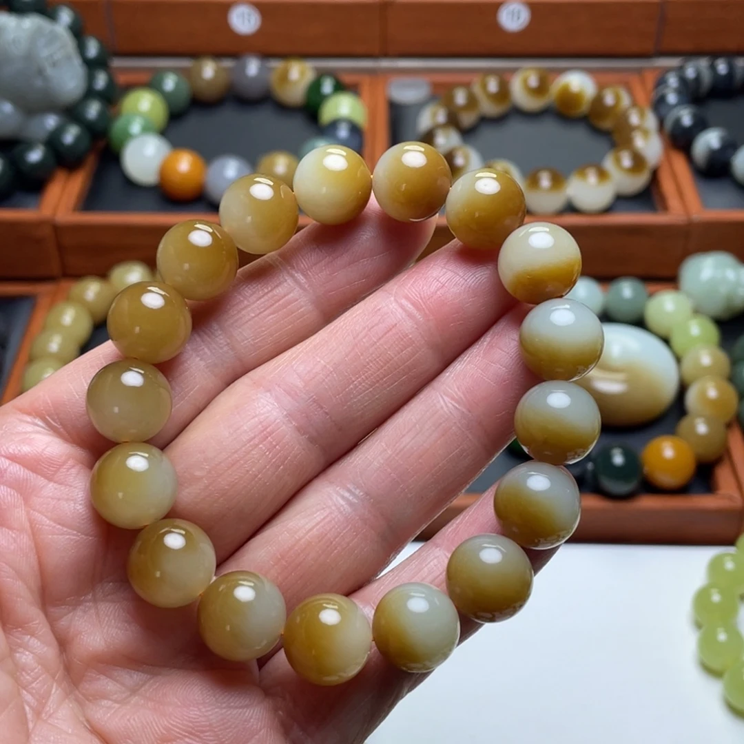 和田玉未镶嵌手串