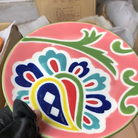 盘陶瓷制品满25拼单发货默认微瑕