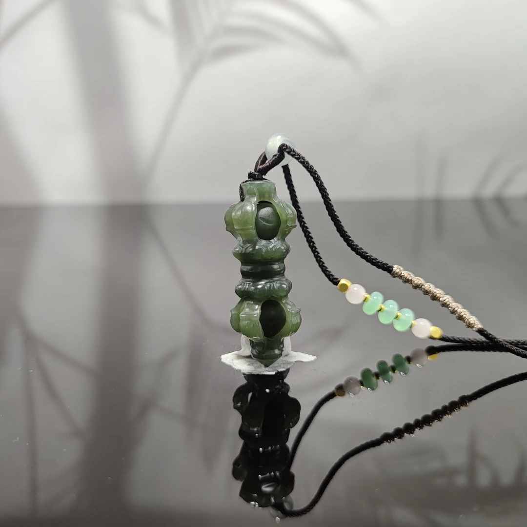 H和田玉降魔杵吊坠0725