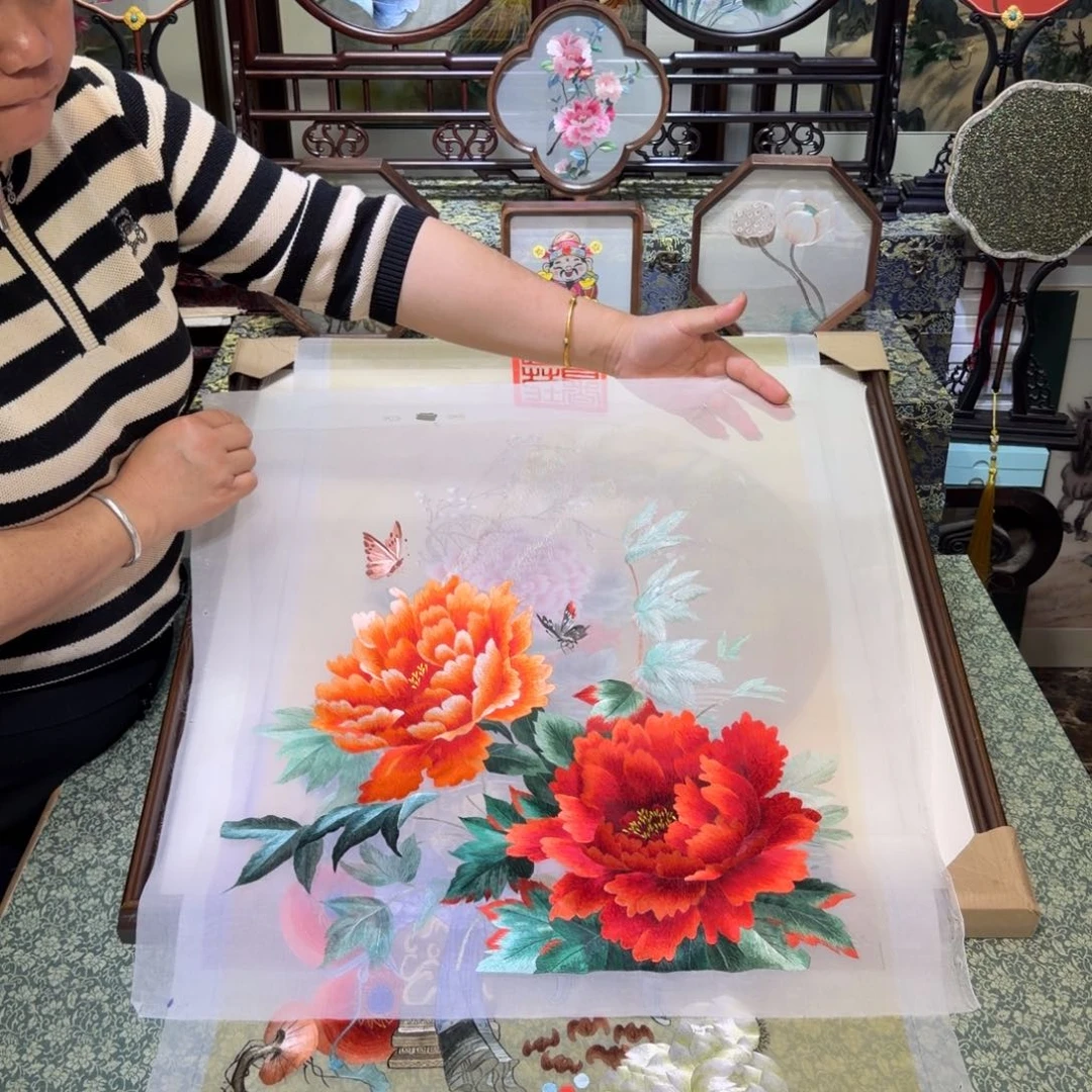 刺绣手工苏绣工艺制作等方面