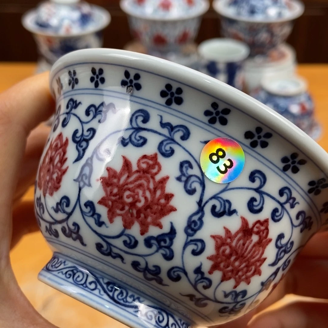 手绘现代茶具非古董