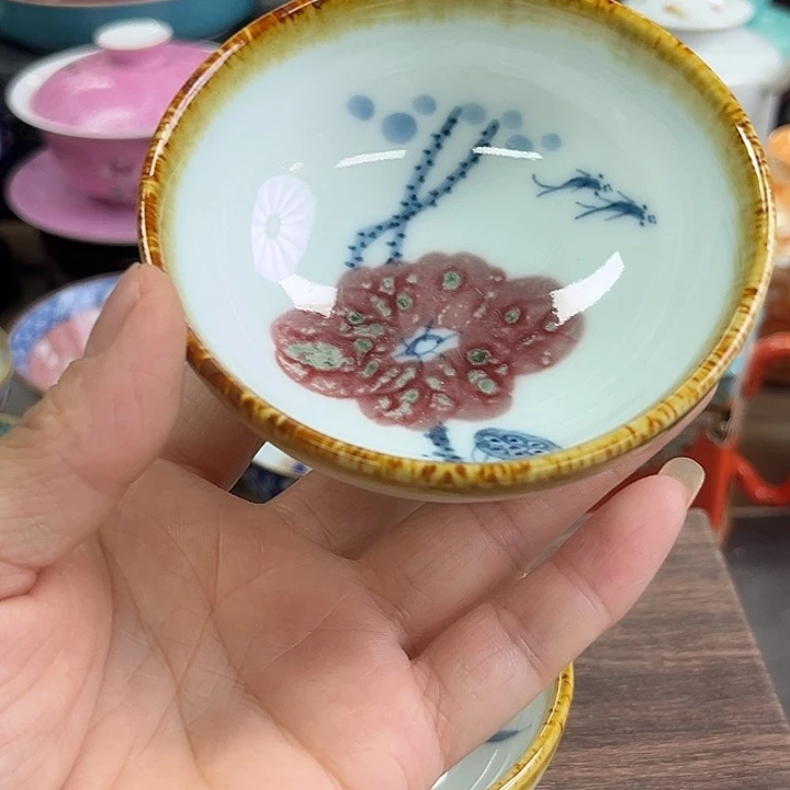 摆件黄*景德镇陶瓷老厂瓷20