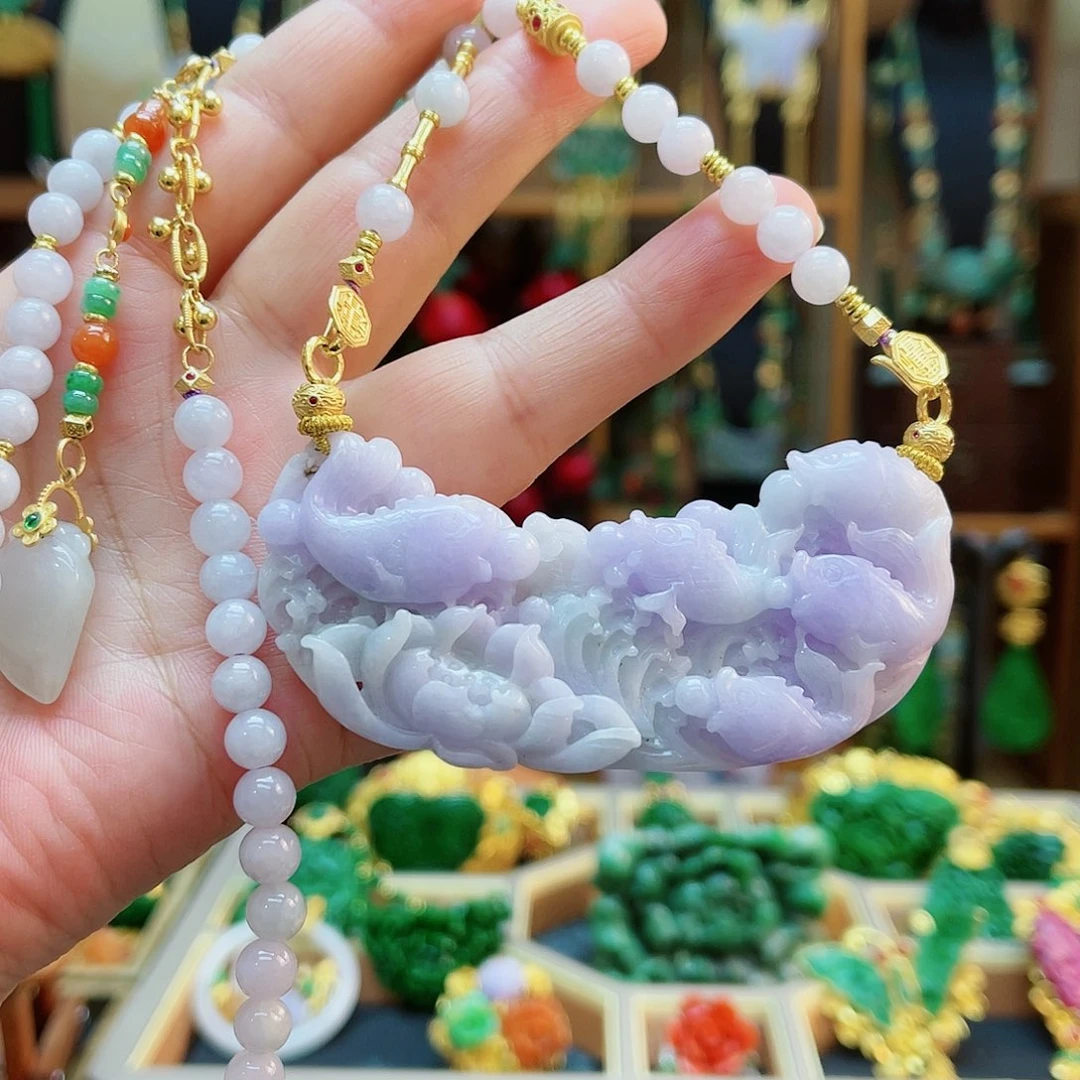 颈饰未镶嵌翡翠48小时鉴赏期