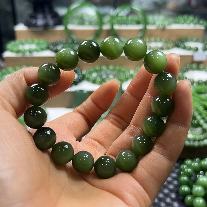 天***爱未镶嵌手链和田玉（碧玉）
