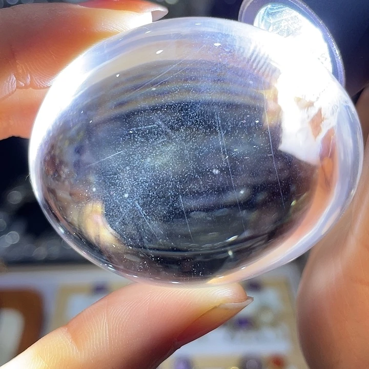 珠宝半成品未镶嵌水晶蓝针肥皂