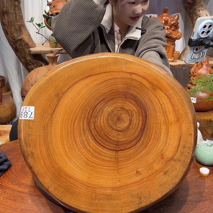 香樟木香樟木根雕凳子一物一拍编号789长40宽37高23