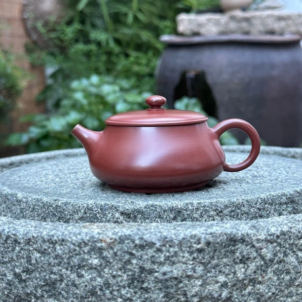 【闪购商品】精工 全手 超薄胎 汉瓦 150cc-160cc左右 原矿纯料朱泥