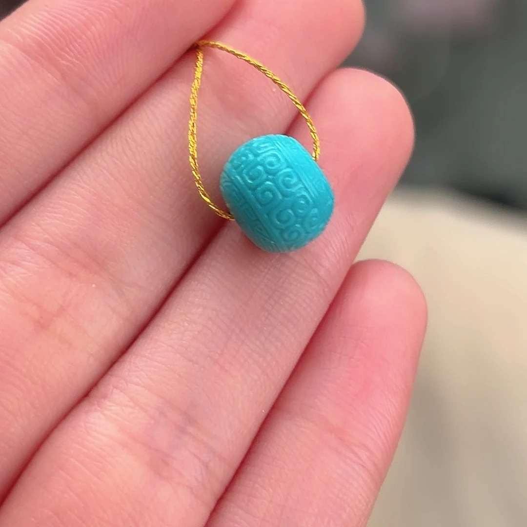 绿松石未镶嵌颈饰