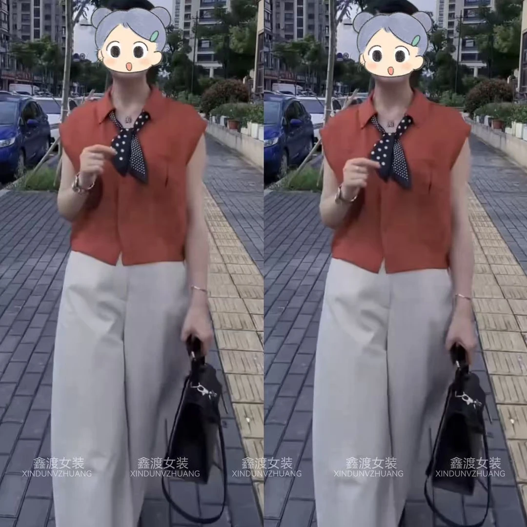 2025夏季新款时尚显瘦气质女士网红洋气两件套百搭款D21257