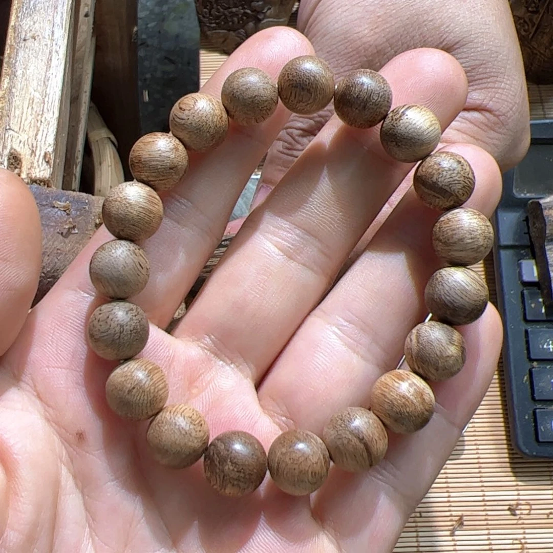 手串沉香达拉干1.0单圈圆珠