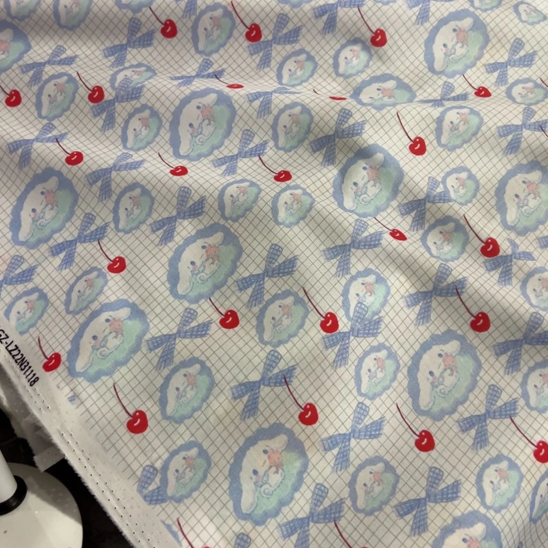 一米价纯棉80支府绸1.45米宽果子布艺地卷