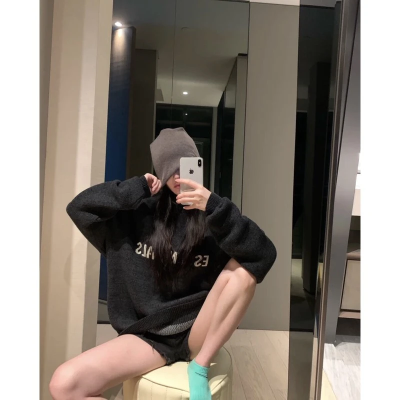 正品过验潮毛衣  复线潮牌宽松卫衣情侣针织衫