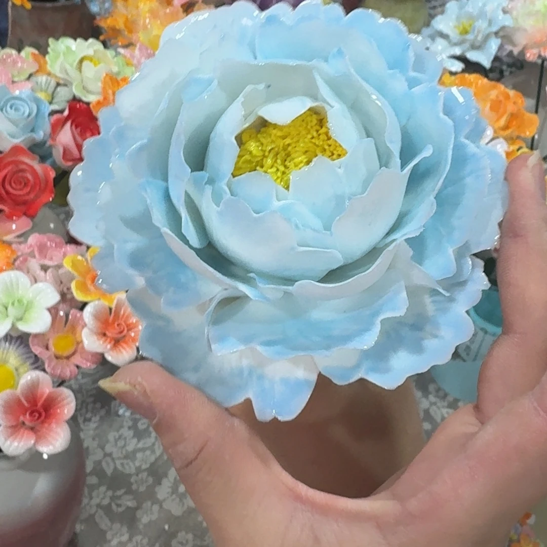 陶瓷花拍满20元发货，退款拉黑