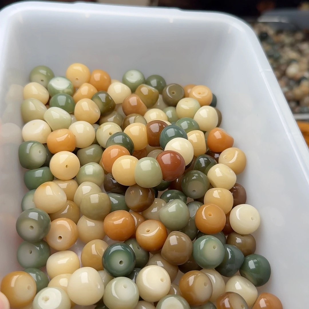 画***扇菩提根/象牙果吊坠60颗菲料多宝大蒜瓣14.5