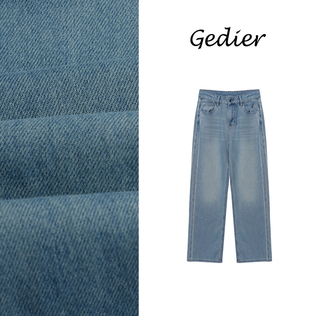 【歌蒂尔】2025春款欧若风女士时尚牛仔裤 KG510231Y