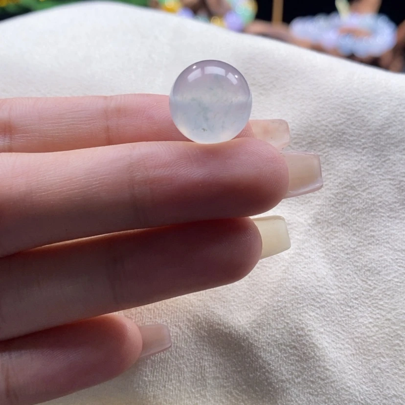 【闪购商品】翡翠颈饰未镶嵌高冰珠卡14.5