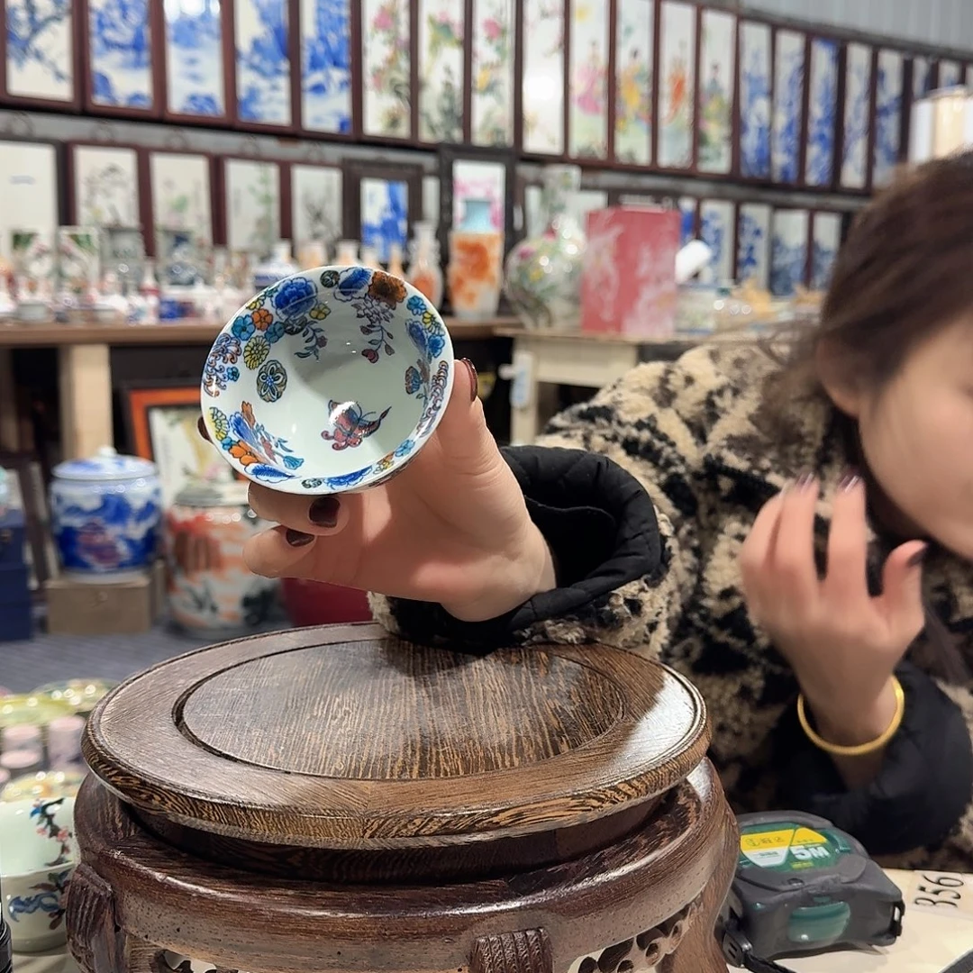 摆件瓷/////景德镇陶瓷瓷器。杯。