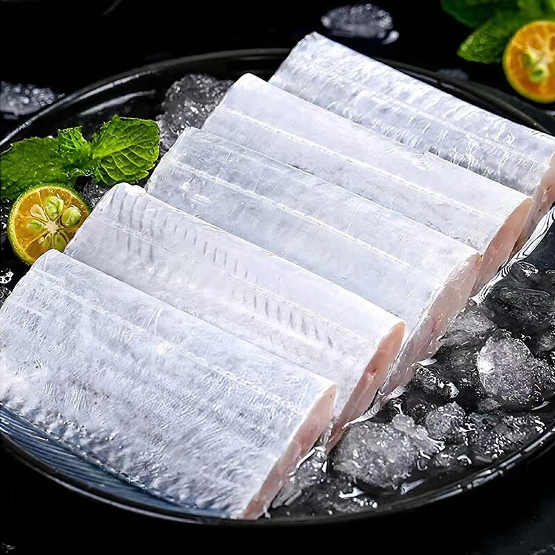 国产冻带鱼1条（一斤左右/条默认去头去尾剁两段 不剁请备注）带鱼同城送