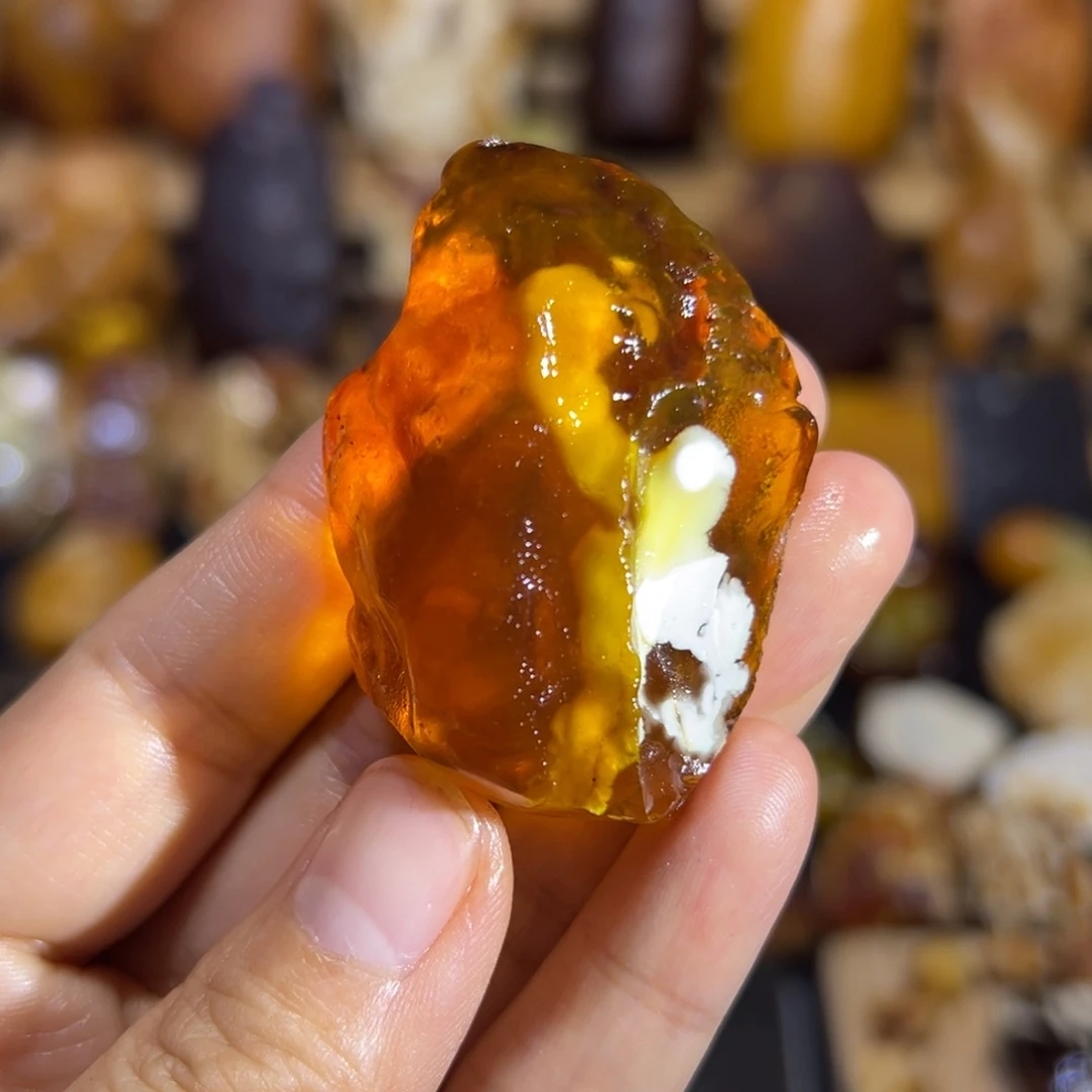 定制琥珀未镶嵌琥珀蜜蜡
