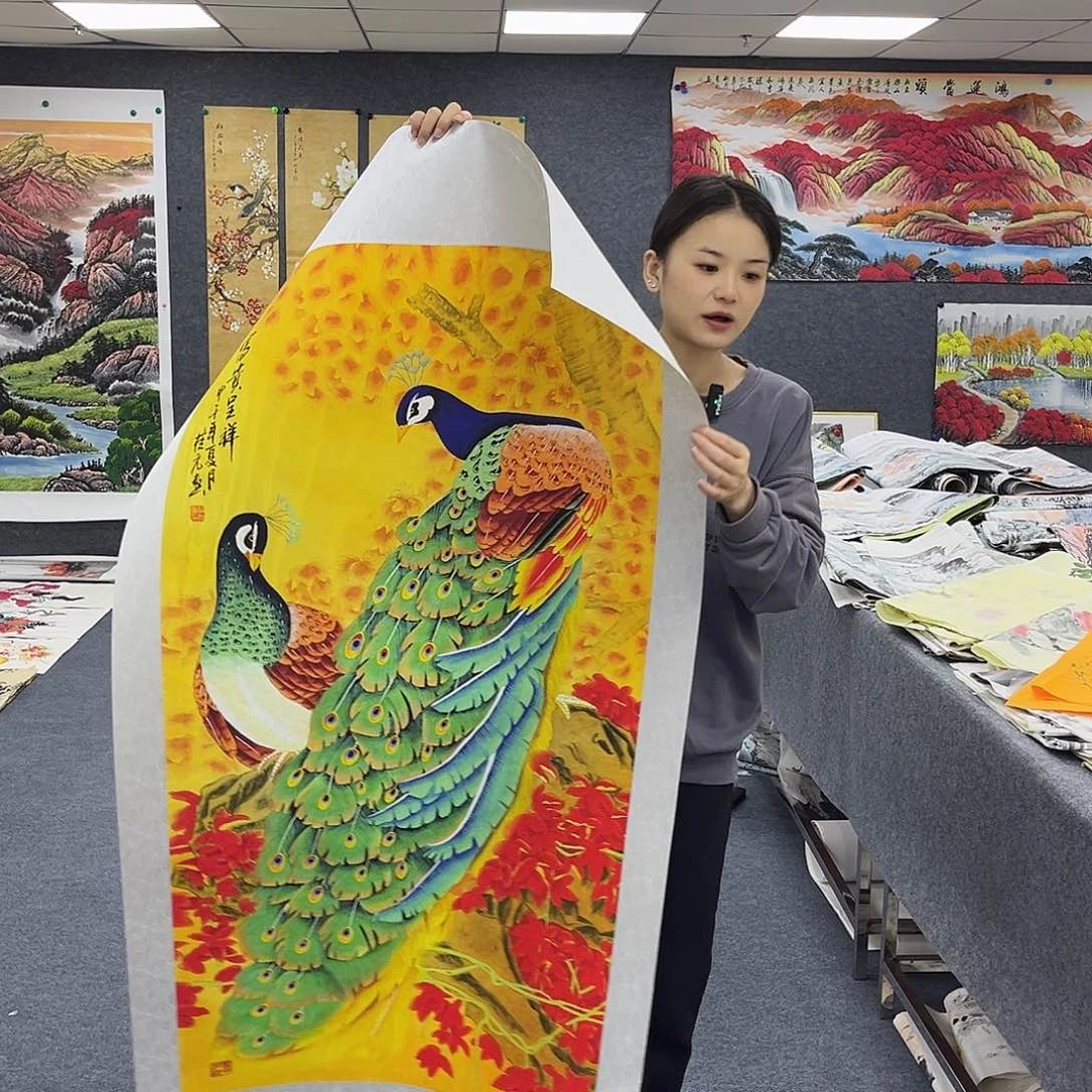 国画作品全场放漏