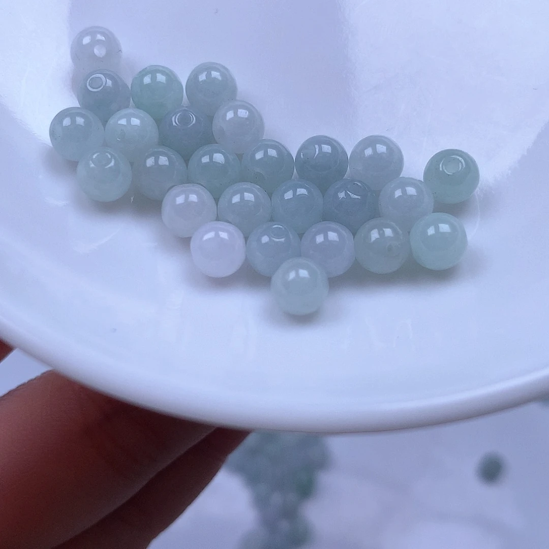 翡翠散珠翡翠散珠40颗卡5+