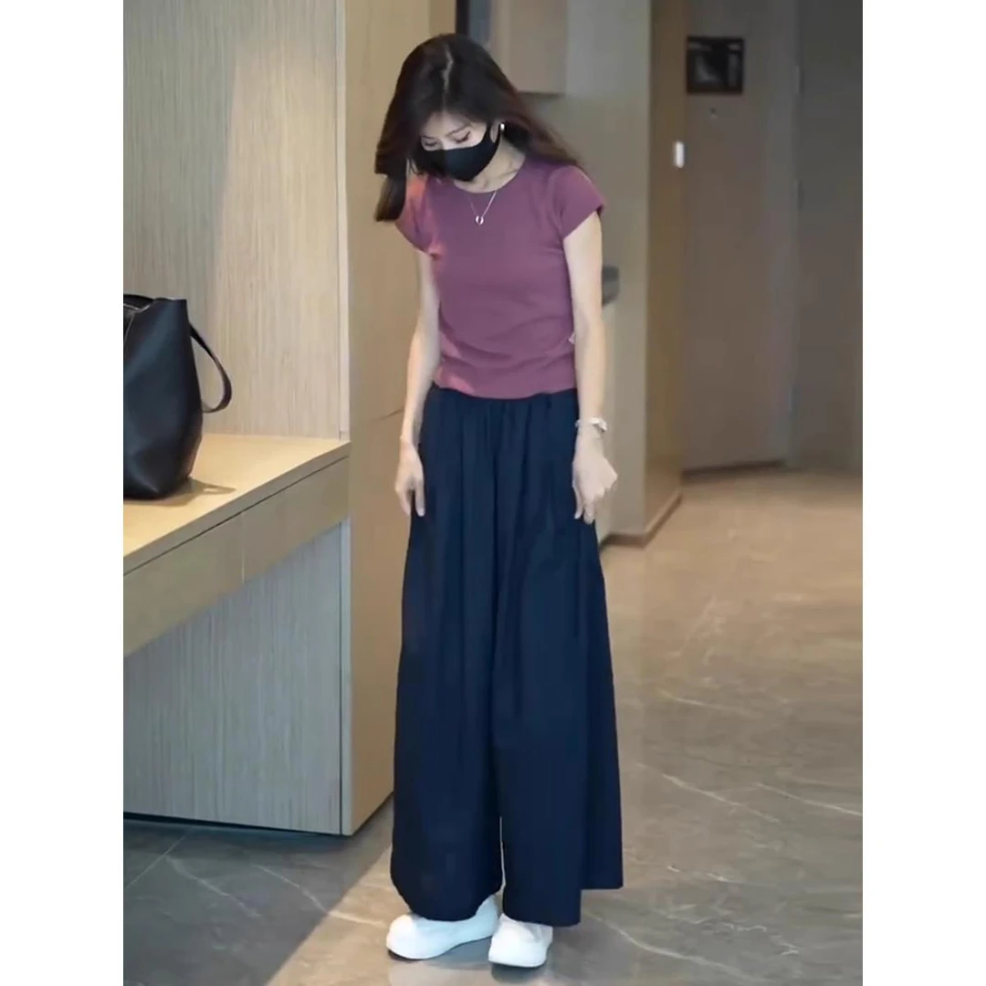 夏天搭配一整套女2025新款今年流行漂亮上班通勤职业慵懒风两件套