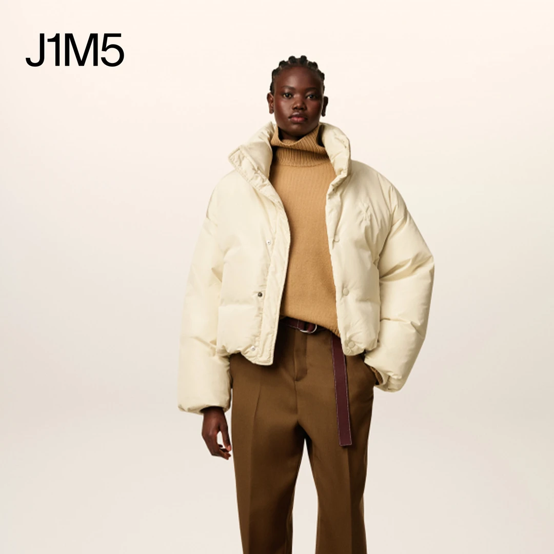 J1M5买手店 AMI 25秋冬 立领泡芙羽绒服 设计师品牌