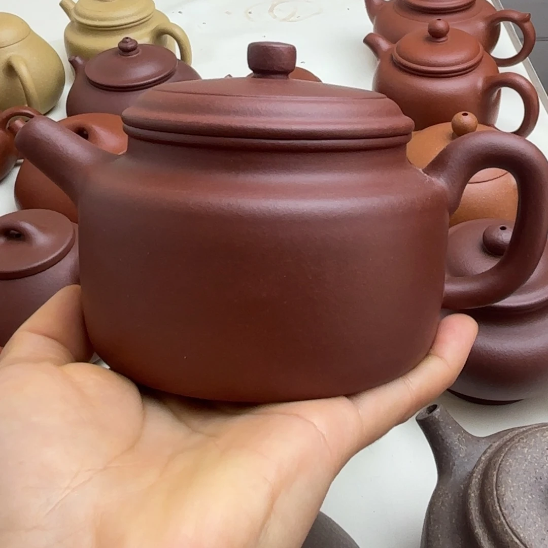 太***龍茶壶紫砂紫泥德钟280cc微瑕