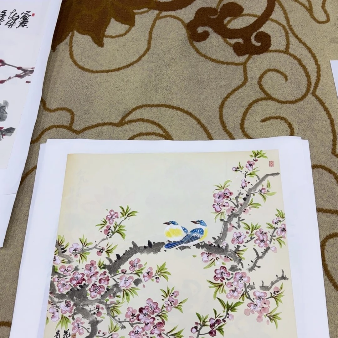 国画张守玉李欣主播