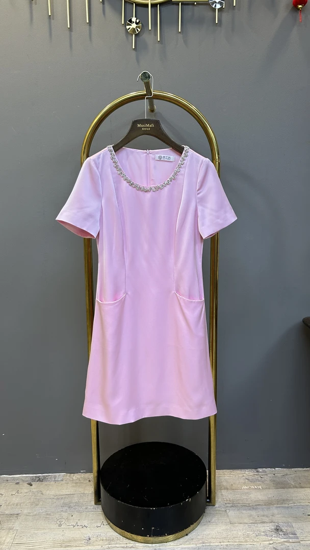 351 精致高级气质连衣裙温柔淑女名媛裙子