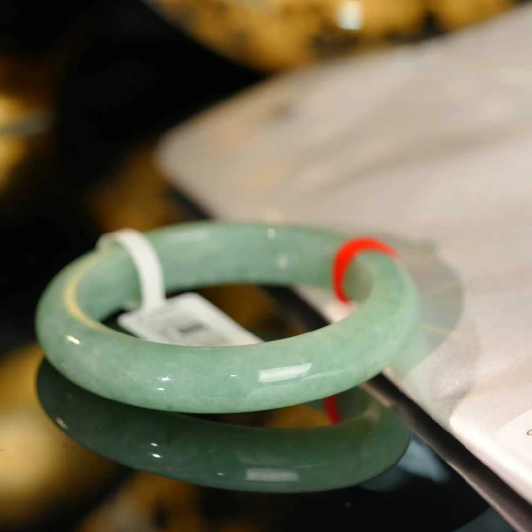 【初见珠宝】翡翠手镯10-1C401X111【多样性发一件】圈口57-59