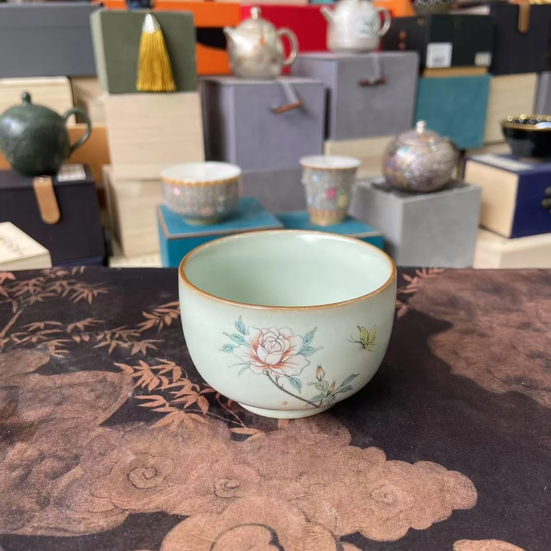 谦杯 陶瓷主人杯D7009