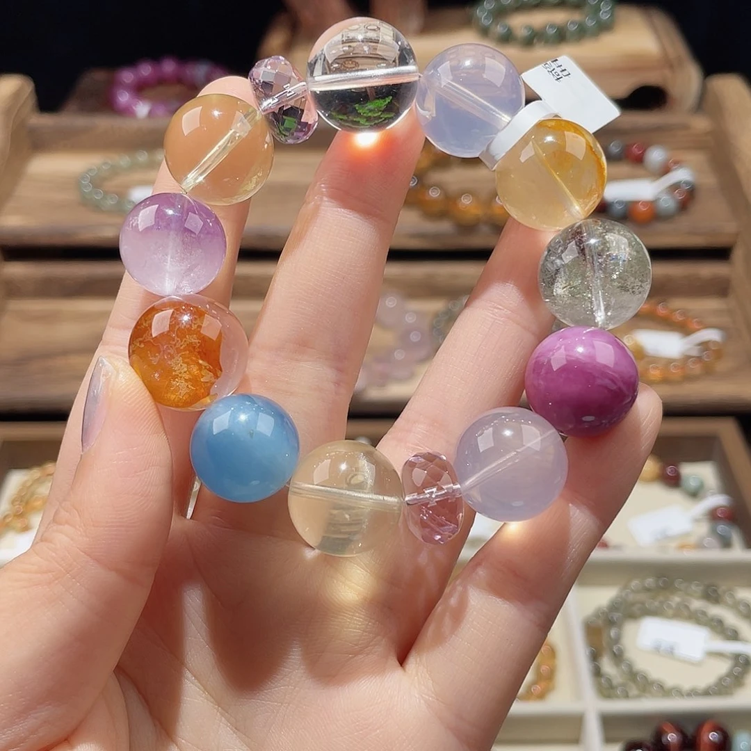 水晶手链未镶嵌多宝