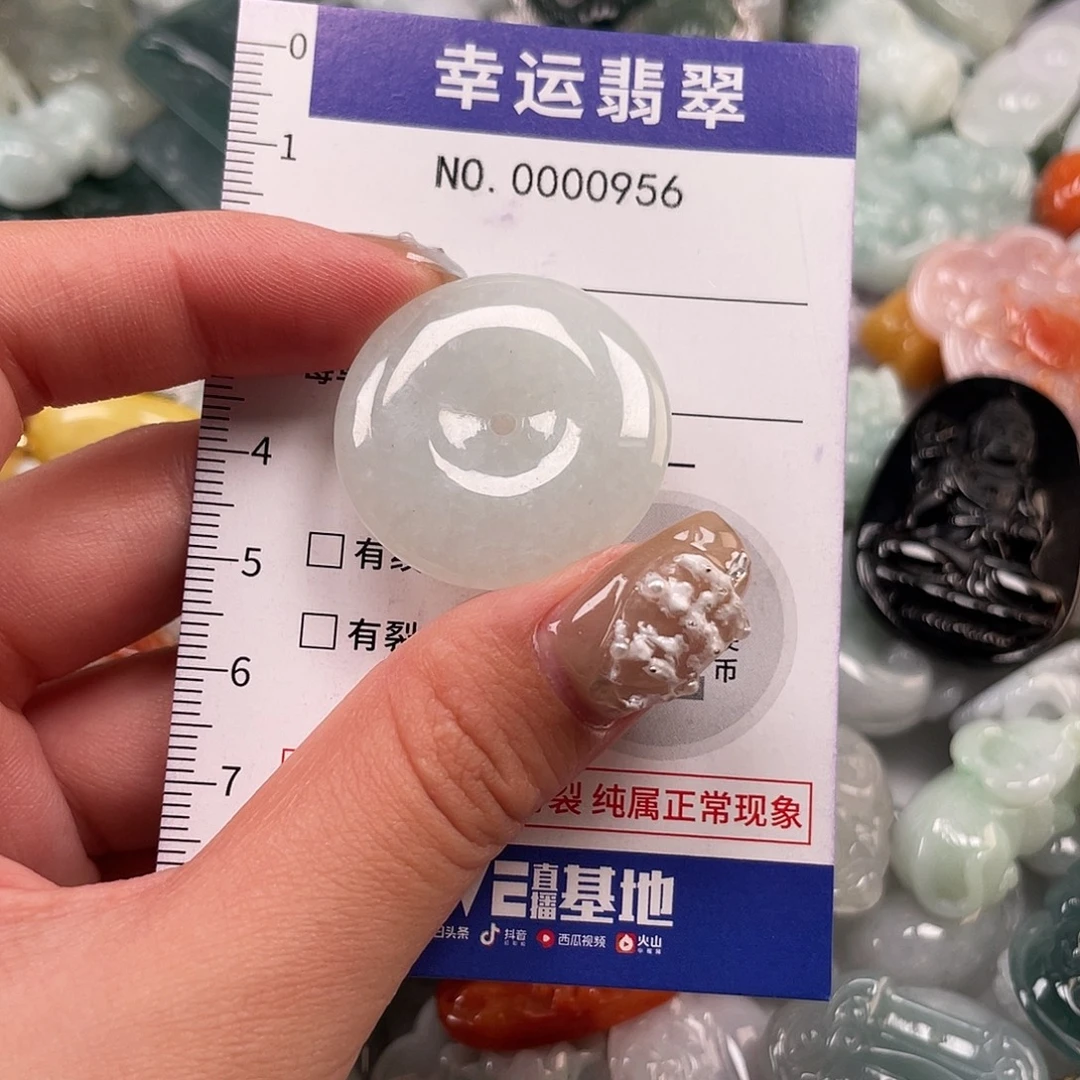 翡翠未镶嵌颈饰956