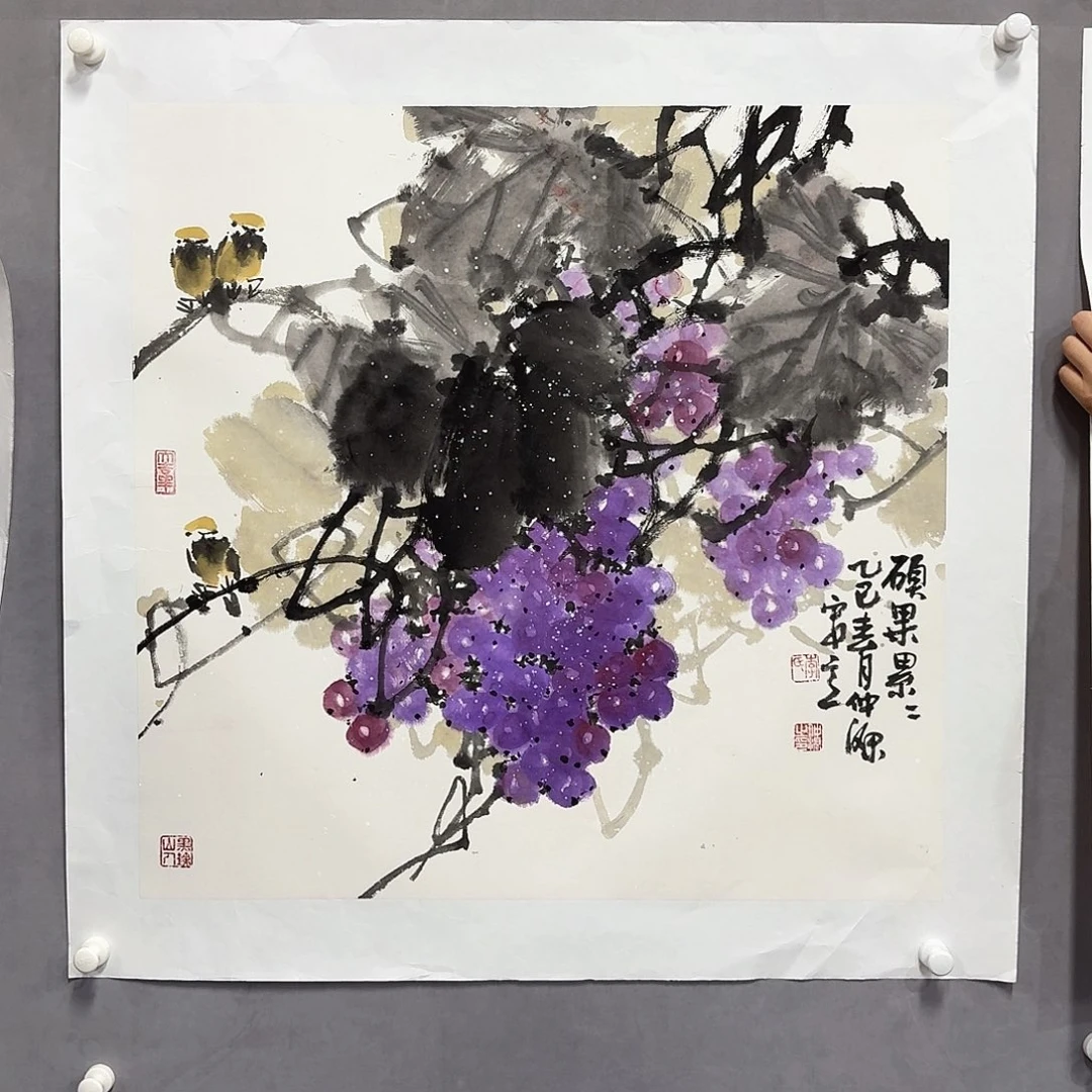 国画亲笔手绘放心去藏
